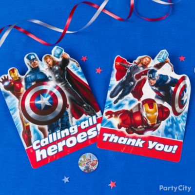 Avengers Party Invitation Ideas