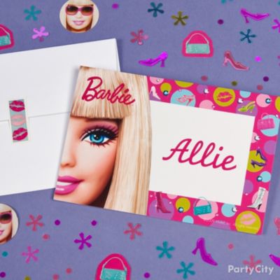 party city barbie stuff