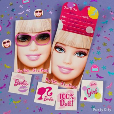 party city barbie stuff