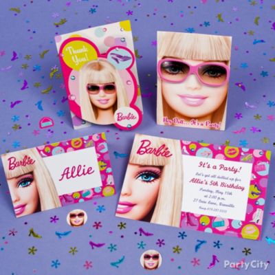 Barbie Party Invitation Ideas