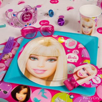 party city barbie stuff