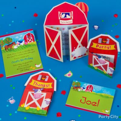 Barnyard Fun Party Invitation Ideas