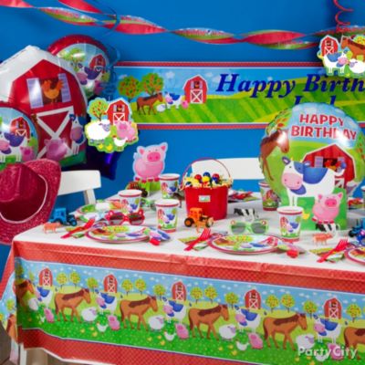Barnyard Fun Party Decoration Ideas