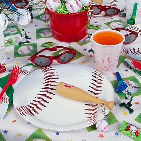 Baseball Birthday Party on Kids Baseball Party Ideas Gallery   Party City