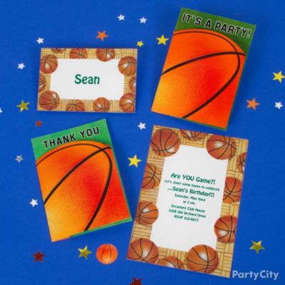Basketball Party Invitation Ideas