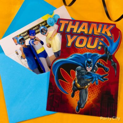Batman Party Ideas: Invitations