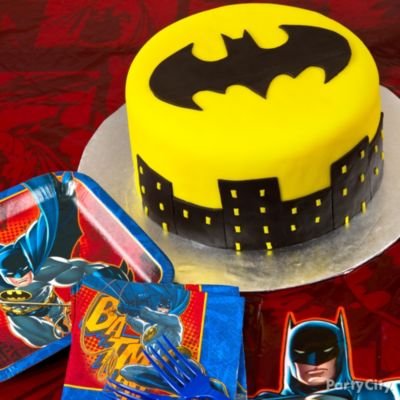 Spongebob Birthday Cakes on Batman Birthday Party Ideas   Party City