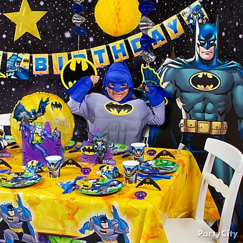 Batman Superman Cape  Birthday Party Ideas