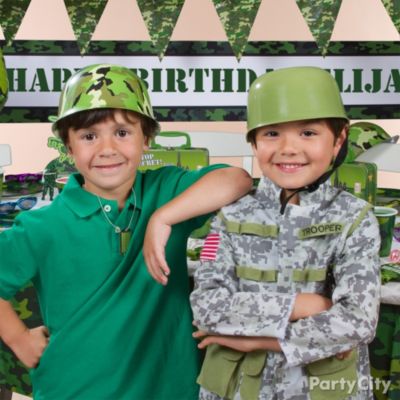 Camo Party Dress-Up Ideas