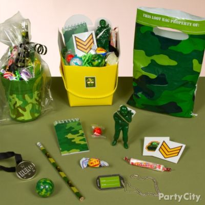 Camo Party Favor Ideas