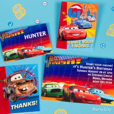Cars Party Invitation Ideas