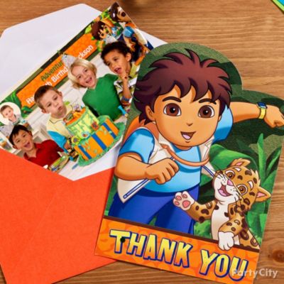 Go, Diego, Go! Party Ideas: Invitations