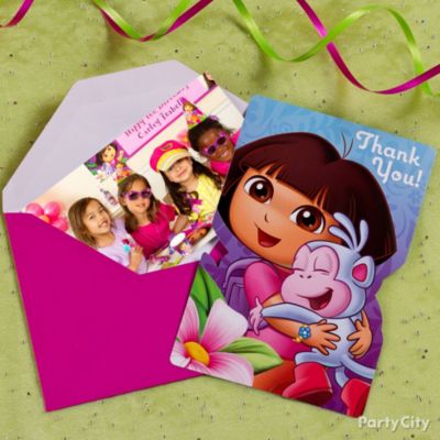 Dora Party Ideas: Invitations