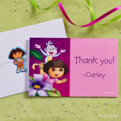 Dora Party Ideas: Invitations