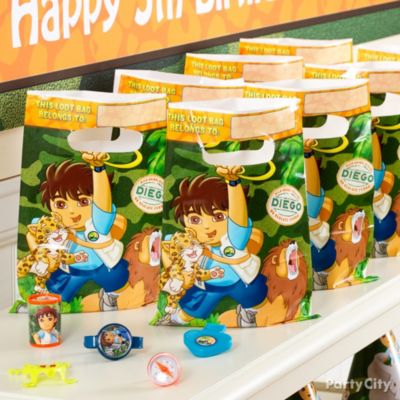 Go, Diego, Go! Party Ideas: Favors
