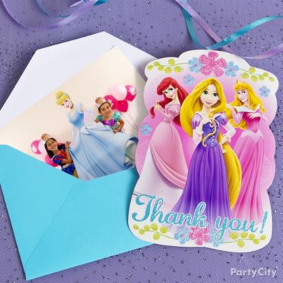 Disney Princess Party Ideas: Invitations