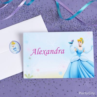 Disney Princess Party Ideas: Invitations