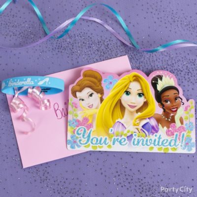 Disney Princess Party Ideas: Invitations