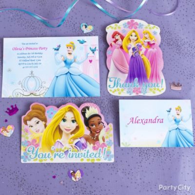 Disney Princess Party Invitation Ideas