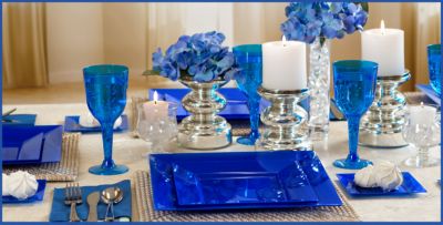 Solid Royal Blue Tableware #4