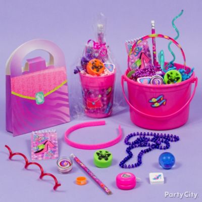 Glitzy Girl Party Favor Ideas