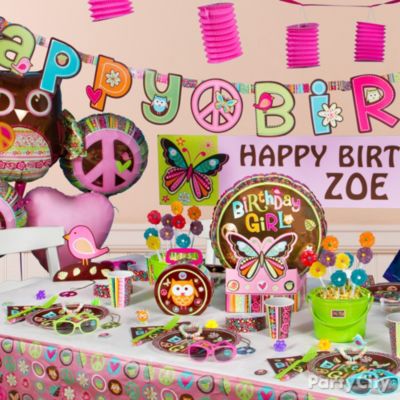 Hippie Chick Party Decoration Ideas