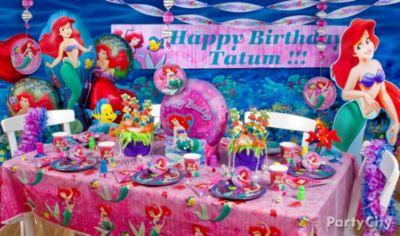 Fish Themed Birthday Party on Little Mermaid Party Ideas Guide   Party City