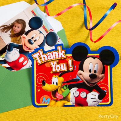 Mickey Mouse Party Ideas: Invitations