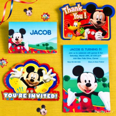 Mickey Mouse Party Invitation Ideas