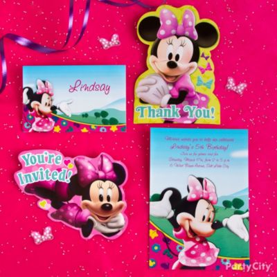 Minnie Mouse Party Invitation Ideas