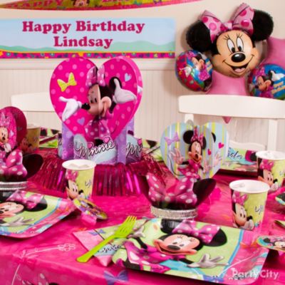 Birthday Party Ideas  Year Olds Girls on Mouse Party Ideas   Minnie Mouse Birthday Party Ideas   Party City