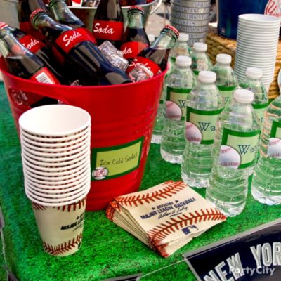 Baseball Birthday Party Supplies on Party Supplies Team Colors Party Supplies Tailgate Party Supplies