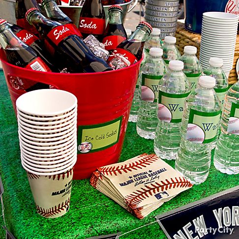 Baseball Birthday Party Supplies on Party Supplies Team Colors Party Supplies Tailgate Party Supplies