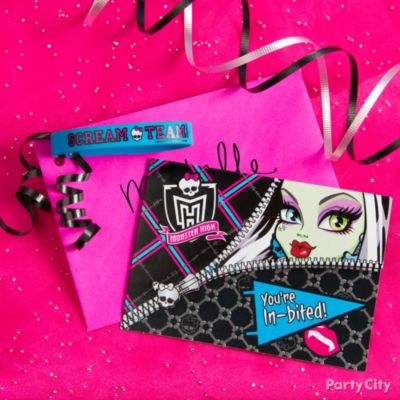 Monster High Party Ideas: Invitations