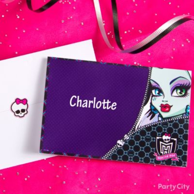 Monster High Party Ideas: Invitations