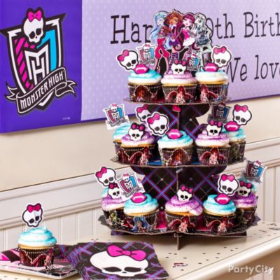 Cupcake Birthday Party on Monster High Party Ideas Guide   Party City
