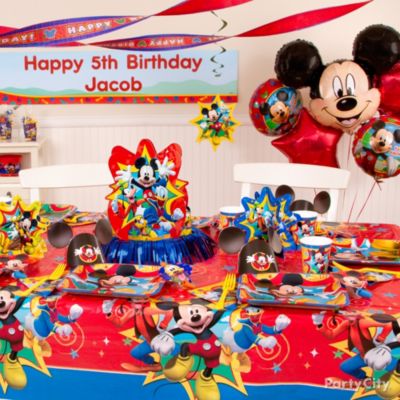 Train Birthday Party on Mickey Mouse Birthday Party Ideas   Party City