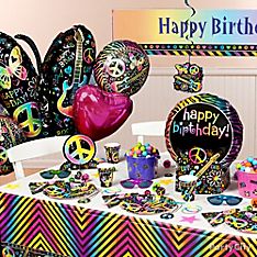 Tangled Birthday Party Ideas on Neon Doodle Birthday Party Ideas   Party City