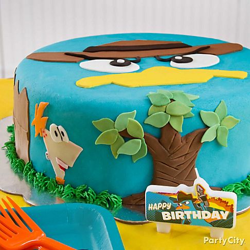 Phineas  Ferb Birthday Party Ideas on Cake Ideas Birthday Cake Supplies Phineas And Ferb Party Supplies