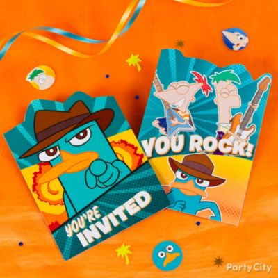 Phineas and Ferb Party Invitation Ideas