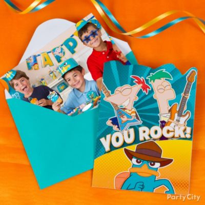 Phineas and Ferb Party Ideas: Invitations