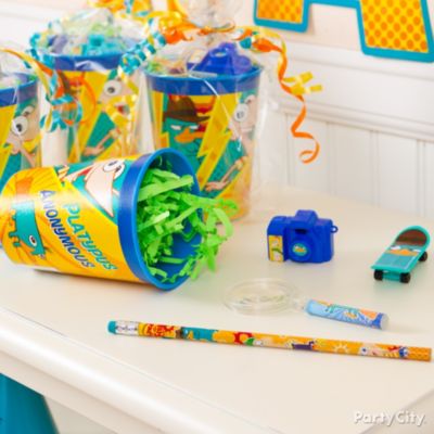 Phineas and Ferb Party Ideas: Favors