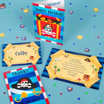 Pirate's Treasure Party Invitation Ideas