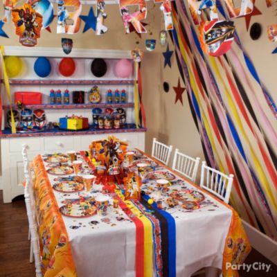 power rangers ranger birthday streamers decoration boys theme decorating parties cake idea banner guide decorations larger supplies tables partycity represent