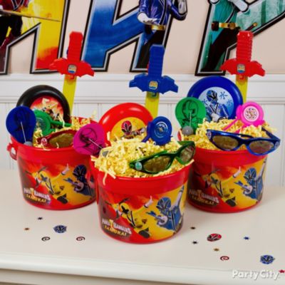 Power Rangers Party Ideas: Favors