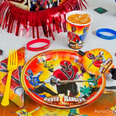 Power Rangers Party Ideas: Decorating
