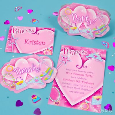 Unique  Birthday Party Ideas on Ideas Shop Princess Party Supplies Princess Party Invitation Ideas
