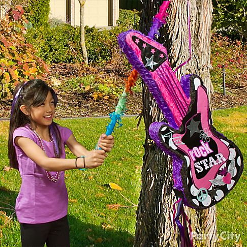 Rock Star Birthday Party Ideas on 10 Ideas To Match A Pinata To Any Kids Party Theme   Party City