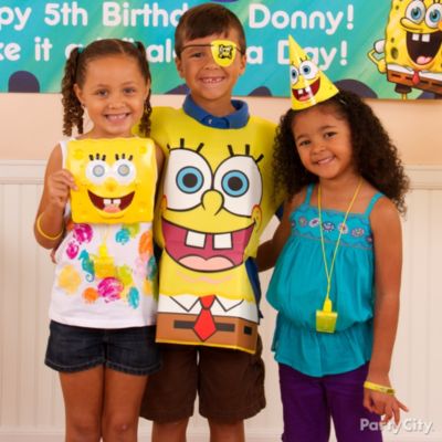 SpongeBob Party Dress-Up Ideas