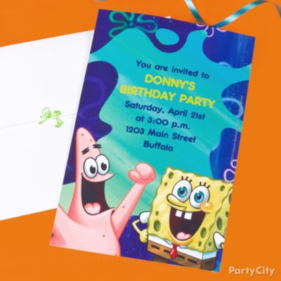 SpongeBob Party Ideas   SpongeBob Birthday Party Ideas   Party City